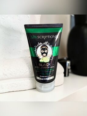🏷️‼️5/$25🏷️‼️🥒SPASCRIPTIONS🥒Black Peel-Off Mask with Cucumber/NIP
